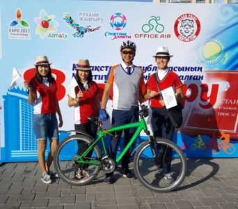 ТОО «Samruk-Green Energy» приняло участие в велопробеге